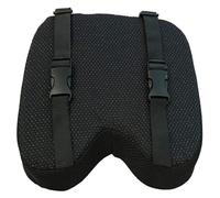 Kayak Seat Cushion - Coussin en mousse à mémoire de forme pour machine à rouler, coussin de siège oscillant avec sangles réglables pour canoe bateau kayak ergonomique confort soutien oreille long