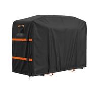 Kayak Storage Rack Cover Waterproof Reflective Strap Protection | 2-4 Levels Kayak Cover for Canoe SUPs Paddleboards Ski Fishing Camping Garden Lawn Roof Truck Trailer