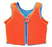 Kayaking Vest Kids High Buoyancy Neoprene Front Zipper Boating Surfing Beach Pool Outdoor Safety Water Sports(Orange A,M (3-4 Years))