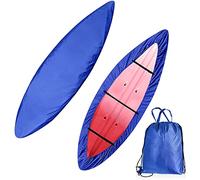 Kayaks communs, canoës, housse anti-poussière kayak housse de rangement multicolore plusieurs tailles (Blu,Fit 3,6m to 4m kayak)