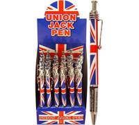 kaybeck Range Lot de 12 stylos à bille Union Jack Souvenir à collectionner