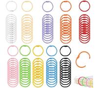 KAYEF anneau de reliure 30mm, pack de 100 anneaux de reliure, anellianneau reliure, 30mm key ring binder for scrapbook album office, school or home
