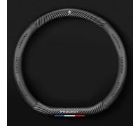 KAYEF Auto Couvre Volant pour Peugeot RCZ, Housse de Volant Microfibre Cuir Antidérapant Respirant Résistant Protection Voiture Tuning Interieur Accessoire,1-D