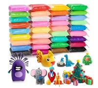 KAYEF Kit de 36 couleurs, pâte à modeler, pâte polymère autodurcissante avec outils de modelage, convient aux conceptions de modelage DIY, à l'artisanat et aux cadeaux, etc.