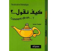 Kayfa nakoul ? Comment dit-on…? Vocabulaire thématique Français-Arabe / Arabe-Français
