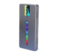Kayfg Boîtier SSD M2 NVME NGFF 10 Gbit/S RVB avec Écran D'Affichage M/B+M Key M.2 Boîtier de Disque Dur Externe 4 to Type C Boîtier de Disque Dur Ard