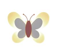 Kayfg Lampe Murale LED en Forme de Papillon Rose 14W 85-265v pour Enfant Chambre pour Chambre Lumière Murale pour Salon B
