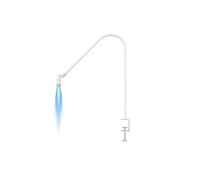 Kayfg UV Lampe pour Cils 6W Extension de Cils & Sèche-Ongles à la Lumière UV Flexible à Col de Cygne 360° pour le Durcissement de la Colle UV en Salon