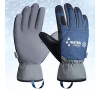 KAYGO Gants de Travail Thermiques imperméables pour Hommes et Femmes, Doublure en Laine Chaude, Temps Froid Neige activités de Plein air Hiver Gants de Travail Stockage congélateur