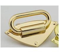 KAYLRE Bretelles Homme (10 Morceaux/lot) Sacs à Main à Sacs à Main à bandoulière en métal de Haute qualité Liaison Décoratifs Decal Decorative Hardware Accessoires Bretelles Femme (Size : Gold)