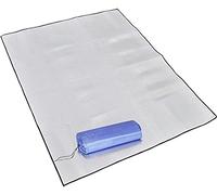 KALUROIL Tapis Isolant Camping 200 * 150cm Tapis Isolant en Aluminium Pliable Tapis de Couchage en Mousse pour Extérieur Camping Randonnée Pique-Nique (Argent)