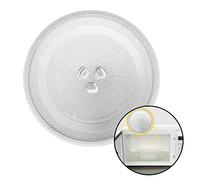 KAYLRE Plateau Tournant universel en verre pour toutes les marques de four à micro-ondes 255MM