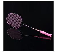 KAYLRE Raquette Badminton Ultralight 8U 64g Strung Professional Carbon Fibre de Carbone Poignées et Bracelet Lot (Size : C4)
