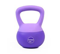 Kayman Kettlebell souple de 6 kg pour salle de sport à domicile - Poids revêtu de PVC - Base plate sûre au sol - Poignée ergonomique antidérapante - Entraînement de force, CrossFit, HIIT, Core Workout