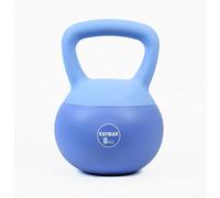 Kayman Kettlebell souple de 8 kg pour salle de sport à domicile - Poids revêtu de PVC - Base plate sûre au sol - Poignée ergonomique antidérapante - Entraînement de force, CrossFit, HIIT, Core Workout