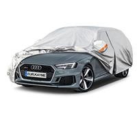 Kayme Bâche Voiture Break Étanche, 6 Couches Housse de Protection Voiture Extérieur Contre Pluie Soleil avec Zip. Compatible avec A4 Avant, Passat Estate, Octavia Combi Etc. pour Wagon, 450 à 485 cm