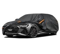Kayme Bâche Voiture Break Étanche, 7 Couches Housse de Protection Voiture Extérieur. Compatible avec A6 Allroad, 5 Serie Touring, Classe E T-Modell/All-Terrain, Volvo V90 Etc. pour Wagon 485 à 505