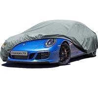 Kayme Bâche Voiture Étanche Respirante, 5 Couches Housse de Protection Voiture Extérieur Compatible avec Porsche 911 991 992 997 996 Coupé Cabrio Targa, Contre Soleil Pluie Poussière.