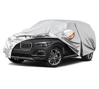 Kayme Bâche Voiture Étanche Respirante, 6 Couches Housse de Protection Voiture Extérieur Contre Pluie Soleil Poussière, Compatible avec Cayenne, GLE, BMW X5, Grand Cherokee etc. pour SUV 485 à 510 cm
