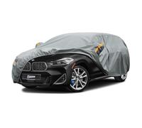 Kayme Bâche Voiture Étanche Respirante Compatible avec BMW X2(2018-2025), Poids Lourd Housse de Protection Voiture Extérieur, Contre Pluie Soleil Poussière avec Doublure en Coton.