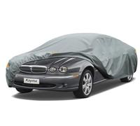 Kayme Bâche Voiture Étanche Respirante Compatible avec Jaguar X-Type (2001-2009), Poids Lourd Housse de Protection Voiture Extérieur, Contre Pluie Soleil Poussière avec Doublure en Coton.