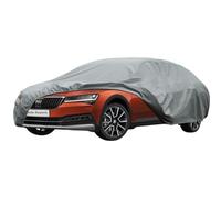 Kayme Bâche Voiture Étanche Respirante Compatible avec Skoda Superb(2001-2025), Poids Lourd Housse de Protection Voiture Extérieur, Contre Pluie Soleil Poussière avec Doublure en Coton.