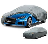 kayme Housse de Voiture Robuste Imperméable Respirante, Housse de Voiture intégrale pour protéger de la Pluie, Housse pour Porsche 718, Audi TT, Nissan 350z/370z, BMW Z3/Z4, etc. (jusqu'à 450 cm) 3M