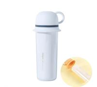 KAYNO Boîte de rangement pour brosse à dents de voyage, rangement et lavage 3 en 1, gobelet portable en plastique pour brosse à dents et dentifrice pour une famille de trois voyages, voyages