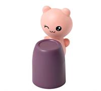 KAYNO Support de brosse à dents de dessin animé, organiseur mural pour brosse à dents, pas besoin de percer des trous pour installer le support de brosse à dents, adapté pour la salle de bain et les