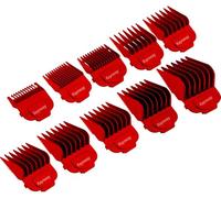 Kaynway Kit de peignes de tondeuse à cheveux, accessoires de tondeuse, peigne magnétique pour tondeuse Andis Master, guides de peigne de protection (rouge)