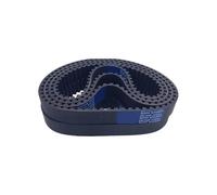 KAYOUDE Courroie de distribution en caoutchouc HTD 3M, courroie boucle fermée largeur 15/20mm, plusieurs tailles périmètre, d'entraînement synchrone industrielle 1 pièce(3M-153mm,20mm)
