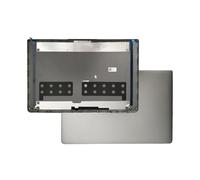 KAYOUDE Couvercle arrière de l'écran LCD, Cadre Avant, charnières, Capuchon charnière, Compatible avec Lenovo IdeaPad 1-15ADA7 1 15AMN7, Nouveau(Silver A Shell)