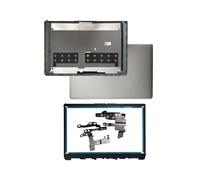 KAYOUDE Couvercle arrière de l'écran LCD, Cadre Avant, charnières, Capuchon charnière, Compatible avec Lenovo IdeaPad 1-15ADA7 1 15AMN7, Nouveau(Silver A B H)