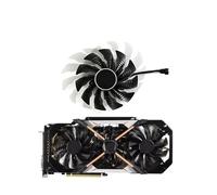 KAYOUDE GPU nouveau ventilateur de refroidissement carte vidéo GTX1080 95MM 4PIN PLD10015B12H Compatible for Gigabyte AORUS GTX1070 1080 1080TI Xtreme Edition(FAN-A)