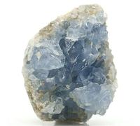 KAYRAM 1pc Naturel célestine Pierre Cluster spécimens minéraux Rugueux Quartz Naturel Pierre Brute Ornements for la décoration d'aquarium à la Maison (Size : About 5g)