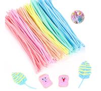 KAYSENSUK 500pcs Fils chenille Craft Pompons Multicolores Rondes Fils Chenille Enfant Artisanat Fabrication Loisirs Fournitures DIY Creative Décoration Couleurs Assorties