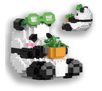 KAYSENSUK Panda - Blocs de construction Panda - Blocs de construction - Mini animaux - Blocs de construction - Jouets d'animaux mignons - Pour enfants à partir de 6 ans (Fubao Baozhu)