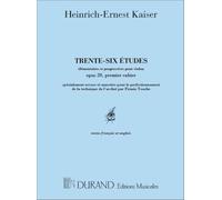 Kayser : 36 Etudes élementaires et progressives pour le violon, Op.20, 1er cahier