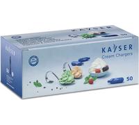 Kayser Capsules pour crème Chantilly - 50 pièces à 7,5g - Parfaites pour les machines à crème Chantilly & volume 500ml
