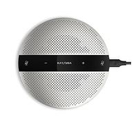 KAYSUDA Téléphone-Microphone USB 360° Microphone Omnidirectionnel Portable pour Conférence avec Annulation d'Écho pour Teams, Zoom, Appels VoIP, Webinaire, Téléphone, Centre d'Appels, Enregistrement