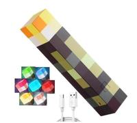 Kayuneed Lampe de poche murale 7 couleurs - Lampe de chevet rechargeable par USB - 27,9 cm - Lampe de chevet pour enfants, chambre et salle de jeux - Décoration de fête