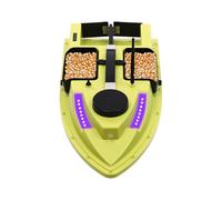 Kazafa Bateau d'appât de pêche, GPS, avec télécommande de 500 m et chargeur, GPS Position Auto Cruise, 99 points d'appât, charge de 2 kg, pour lacs, rivières, mers