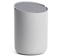 Kazai.® Mini-Poubelle de Salle de Bain 'Tove' - 1,5L | Petite Poubelle WC Design | Pour Salle de Bain, Cuisine, Bureau ou table | Antidérapante, Seau Intérieur | Gris clair, Gris foncé