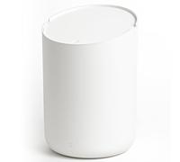 Kazai.® Mini-Poubelle de Salle de Bain 'Tove' - 1,5L | Petite Poubelle WC | Pour Salle de Bain, Cuisine, Bureau ou pour la table | Antidérapante, Seau Intérieur | Blanc
