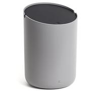 Kazai.® Mini-Poubelle de Salle de Bain 'Tove' - 1,5L | Petite Poubelle WC | Pour Salle de Bain, Cuisine, Bureau ou pour la table | Antidérapante, Seau Intérieur | Gris foncé, Noir