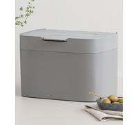 KAZAI. Poubelle Compost 'Elin' | Bac à Compost Organique 4,5 L avec Couvercle & Filtre à Charbon | Composteur de Cuisine sans Odeur, Lavable au Lave-Vaisselle, Seau Intérieur | Gris Pierre