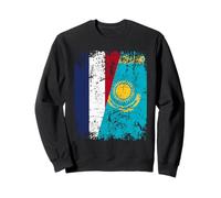 Kazakhstan France Drapeau DE L'AMITIÉ | Kazakhstan Sweatshirt