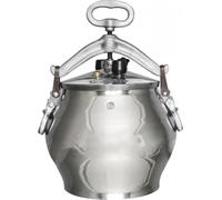 Kazan Oriental 8 L (7.5 L) - Marmite Kazan pour rôtir la viande et les ragoûts | Kazan Asia pan, idéal pour le BBQ, la cuisine en plein air et la cuisine orientale