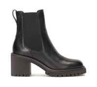 Kazar - Bottes classiques en cuir avec inserts élastiques - Femme - Chaussures - Noir - Taille: 39 EU