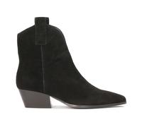 Kazar - Bottes de cowboy slip-on en daim - Femme - Chaussures - Noir - Taille: 38 EU